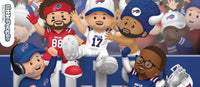 Fisher Price Little People Collector Buffalo Bills NFL 4-Pack Figure Set Josh Allen, Von Miller, and Dawson Knox, along with one super fan