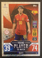 Gavi 2022 2023 Topps Match Attax Young Player to Watch Series Mint Card #YP1