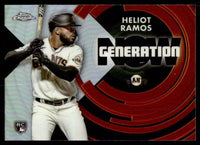 Heliot Ramos 2022 Topps Chrome Update Generation Now Series Mint Rookie Card #GNC18