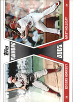 Rogers Hornsby and Matt Holliday 2011 Topps Diamond Duos Series Mint Card #DD-HHO