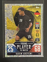 Karim Adeyemi 2022 2023 Topps Match Attax Young Player to Watch Series Mint Card #YP7
