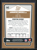 JaMarcus Russell 2007 Topps DPP Draft Picks & Prospects Series Mint Rookie Card #142