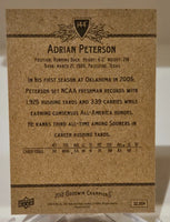 Adrian Peterson 2012 Upper Deck Presents Goodwin Champions Series Mint Card #144