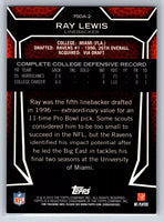Ray Lewis 2010 Topps Football Draft 75th Anniversary Series Mint Card #75DA 2