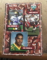 1991 Star Pics Pro Prospects NFL Football Factory Sealed Set featuring Brett Favre ookie year card and other Hall of Famers Emmitt Smith, Troy Aikman and Barry Sanders plus