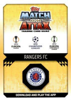 Rangers FC 2022 2023 TOPPS Match Attax UCL Team Badge Series Mint Card #379