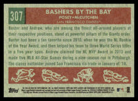 Andrew McCutchen Buster Posey 2018 Topps Archives Bashers By The Bay Series Mint Card #307
