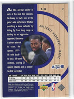 Anfernee Hardaway 1998 1999 Upper Deck Hardcourt Home Court Advantage Series Mint Card #57