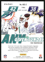 Tua Tagovailoa 2023 Panini Prestige Any Given Sunday Series Mint Card #AGS-2
