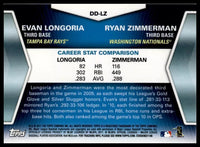 Evan Longoria and Ryan Zimmerman 2011 Topps Diamond Duos Series Mint Card #DD-LZ