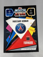 Kylian Mbappe 2020 2021 Topps Match Attax Hat Trick Hero Series Mint Card # HT5