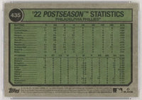 Bryce Harper 2023 Topps Heritage NL Postseason SP Short Print Series Mint Card #435