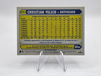 Christian Yelich 2022 Topps Chrome Baseball 35th Anniversary Series Mint Card #87BC-6