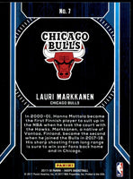 Lauri Markkanen 2017 2018 Hoops Faces of the Future Series Mint Rookie Card #7