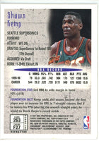 Shawn Kemp 1996 1997 Topps Finest Uncommon Silver Refractor Series Mint Card #263