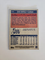 Dave Winfield 2013 Topps Archives 1972 Basketball Design Series Mint Card #72B-DW