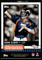 Peyton Manning/John Elway 2015 Topps Past and Present Performers Series Mint Card #PPPME