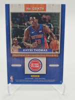 Khyri Thomas 2019 2020 Panini Donruss Great Significance Autographed Card #SS-KTH