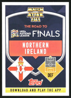 Jonny Evans 2022 2023 TOPPS Match Attax International Stars Series Mint Card #IS79