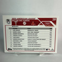 Arraez, Aaron Judge, Xander Bogaerts 2023 Topps Gold Card #289