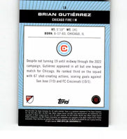 Brian Gutierrez 2023 Topps MLS Pitch Prodigies Icy Black Foil Series Mint Card #18