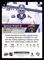 Spencer Knight 2021 2022 Upper Deck NHL Star Rookies Box Set Card #5
