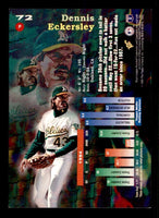 Dennis Eckersley 1995 Topps Stadium Club First Day Issue Series Mint Card #72