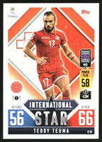 Teddy Teuma 2022 2023 TOPPS Match Attax International Stars Series Mint Card #IS96
