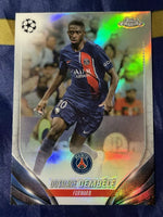 Ousmane Dembele 2023 2024 Topps Chrome UEFA Club Competitions Refractor Series Mint Card #14