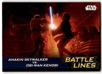 2019 Topps Star Wars Journey to the Rise of Skywalker Battle Lines Anakin Mint Card #BL6