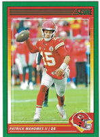 Patrick Mahomes II 2024 Score Green Series Mint Card #137