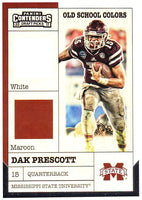 Dak Prescott 2017 Panini Contenders Draft Picks Old School Colors Series Mint Card #4