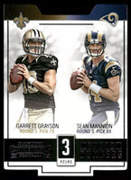 Garrett Grayson Sean Mannion 2015 Panini Contenders Round Numbers Series Mint Card #RN9