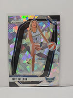 Jacy Sheldon 2024 2025 Panini Prizm WNBA Ice Prizm Series Mint Rookie Card #141