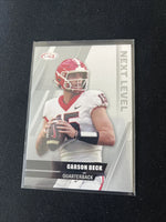 Carson Beck 2025 Sage Next Level Series Mint Silver Version Rookie Year Card #88