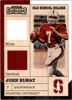 John Elway 2017 Panini Contenders Draft Picks Old School Colors Series Mint Card #16