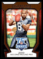 Golden Tate 2010 Topps Football Draft 75th Anniversary Series Mint Card #75DA-34