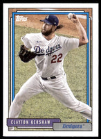 Clayton Kershaw 2021 Topps Update 1992 Topps Redux Series Mint Card #T92-25