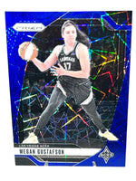 Megan Gustafson 2024 2025 Panini Prizm WNBA Blue Velocity Prizm Series Mint Card #78