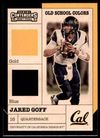 Jared Goff 2017 Panini Contenders Draft Picks Old School Colors Series Mint Card #3