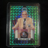 Tom Flores 2024 Panini Mosaic Green Hall of Fame Prizm Series Mint Card #297
