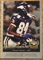 Randy Moss 1999 Upper Deck Century Legends Epic Milestones Card Series Mint Card #EM3