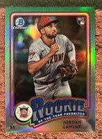 Jordan Lawlar 2024 Bowman Chrome Rookie Of The Year Favorite Series Mint Rookie Card #ROY-7