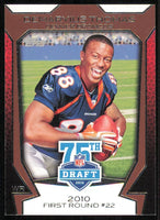 Demaryius Thomas 2010 Topps Football Draft 75th Anniversary Series Mint Card #75DA14