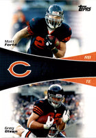 Matt Forte / Greg Olsen 2011 Topps Faces of the Franchise Series Mint Card #FF-FO