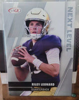 Riley Leonard 2025 Sage Next Level Series Mint Silver Version Rookie Year Card #86