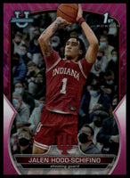 Jalen Hood-Schifino 2022 Bowman Chrome University 1st Bowman Pink Card #57