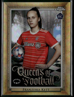 Franziska Kett 2022 2023 Topps Chrome Women's UEFA Queens of Football Series Mint Card #Q-6