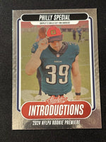 Will Shipley 2024 Panini Absolute Introductions Series Mint Rookie Card #I-WSY