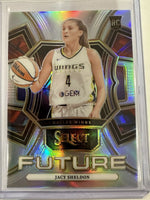 Jacy Sheldon 2024 Panini Select WNBA Future Flash Prizm Series Mint Rookie Card #23